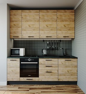 Кухонный гарнитур Крафт 2200 (Стол. 38мм) в Тарко-Сале - tarko-sale.mebel24.online | фото