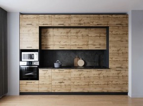 Кухонный гарнитур Крафт 3400 (Стол. 38мм) в Тарко-Сале - tarko-sale.mebel24.online | фото 1