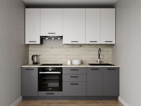 Кухонный гарнитур Меренга 2400 h950 (Стол. 26мм) в Тарко-Сале - tarko-sale.mebel24.online | фото 1