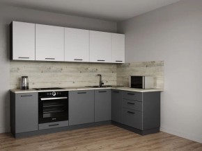 Кухонный гарнитур Меренга 2600*1600 (Стол. 38мм) в Тарко-Сале - tarko-sale.mebel24.online | фото 1