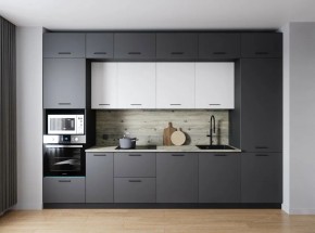 Кухонный гарнитур Меренга 3400 (Стол. 38мм) в Тарко-Сале - tarko-sale.mebel24.online | фото 1