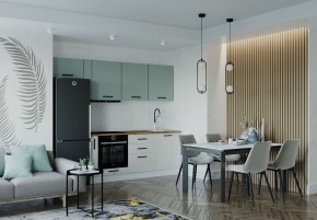 Кухонный гарнитур Муссон 2550 (Стол. 38мм) в Тарко-Сале - tarko-sale.mebel24.online | фото