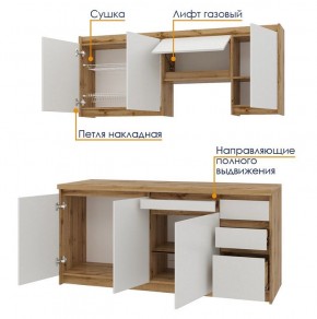 Кухонный гарнитур Ольвия-6 (1.8м) в Тарко-Сале - tarko-sale.mebel24.online | фото 3