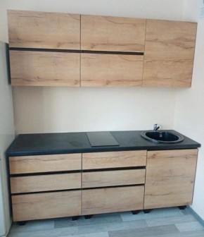 Кухонный гарнитур Лофт 2.0 (Дуб Крафт/Венге) в Тарко-Сале - tarko-sale.mebel24.online | фото 4