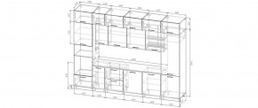 Кухонный гарнитур Санторини 3400 (Стол. 38мм) в Тарко-Сале - tarko-sale.mebel24.online | фото 2