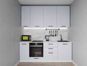 Кухонный гарнитур Смоки 2200 h950 (Стол. 38 мм) в Тарко-Сале - tarko-sale.mebel24.online | фото 1