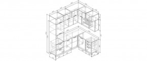 Кухонный гарнитур Старое Дерево 2200*1700 (Стол. 38мм) в Тарко-Сале - tarko-sale.mebel24.online | фото 2