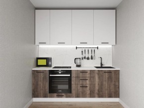 Кухонный гарнитур Старое Дерево 2200 h950 (Стол. 26мм) в Тарко-Сале - tarko-sale.mebel24.online | фото 1