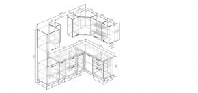 Кухонный гарнитур Старое Дерево 2400*1600 (Стол. 26мм) в Тарко-Сале - tarko-sale.mebel24.online | фото 2