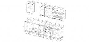 Кухонный гарнитур Старое Дерево 2800 (Стол. 38мм) в Тарко-Сале - tarko-sale.mebel24.online | фото 2