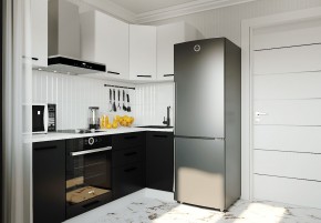 Кухонный гарнитур угловой Графика 2200х1000 (Стол. 26мм) в Тарко-Сале - tarko-sale.mebel24.online | фото