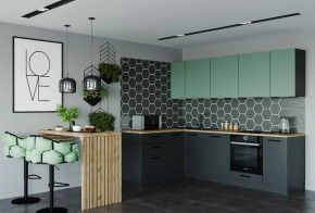 Кухонный гарнитур угловой Изумруд 2600х1600 (Стол. 26мм) в Тарко-Сале - tarko-sale.mebel24.online | фото