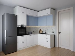Кухонный гарнитур угловой Капри 2200*1700 (Стол. 38мм) в Тарко-Сале - tarko-sale.mebel24.online | фото