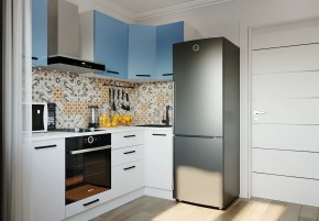 Кухонный гарнитур угловой Капри 2200х1000 (Стол. 38мм) в Тарко-Сале - tarko-sale.mebel24.online | фото 1