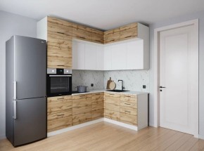 Кухонный гарнитур угловой Лада 2200*1700 (Стол. 26мм) в Тарко-Сале - tarko-sale.mebel24.online | фото