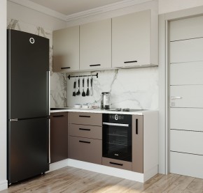 Кухонный гарнитур угловой Латте 1000*1800 (Стол. 26мм) в Тарко-Сале - tarko-sale.mebel24.online | фото
