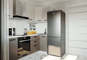 Кухонный гарнитур угловой Латте 2200х1000 (Стол. 38мм) в Тарко-Сале - tarko-sale.mebel24.online | фото