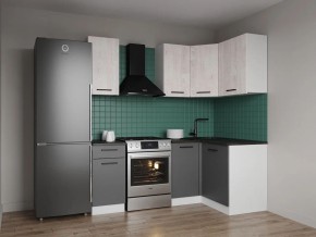 Кухонный гарнитур угловой Санторини 2000*1200 (Стол. 26мм) в Тарко-Сале - tarko-sale.mebel24.online | фото 1