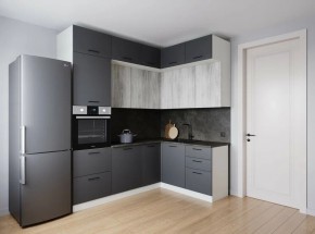 Кухонный гарнитур угловой Санторини 2200*1700 (Стол. 38мм) в Тарко-Сале - tarko-sale.mebel24.online | фото
