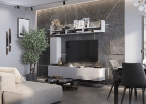 КВИНТА Гостиная (модульная) белый в Тарко-Сале - tarko-sale.mebel24.online | фото