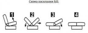 ЛАУРА ЛЮКС Диван Лаура Люкс БД+2подушки в Тарко-Сале - tarko-sale.mebel24.online | фото 7