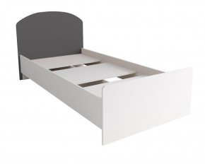 ЛАВИС КРД 900.1 Кровать 900 (белый/графит софт) в Тарко-Сале - tarko-sale.mebel24.online | фото