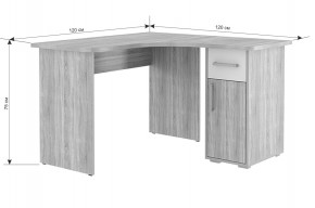 ЛАЙТ К1 Компьютерный стол в Тарко-Сале - tarko-sale.mebel24.online | фото 4