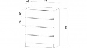 ЛЕНОРА Спальный гарнитур (модульный) графит в Тарко-Сале - tarko-sale.mebel24.online | фото 3