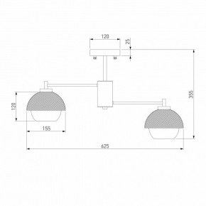 Люстра на штанге Eurosvet Nocciola 70106/6 черный в Тарко-Сале - tarko-sale.mebel24.online | фото 5