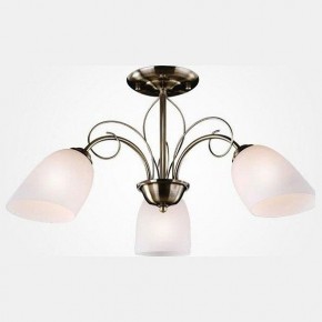 Люстра на штанге Eurosvet Stefanie 30107/3 античная бронза в Тарко-Сале - tarko-sale.mebel24.online | фото