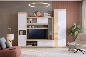 МАКСИ К1 Стенка для гостиной дуб сонома/белое дерево в Тарко-Сале - tarko-sale.mebel24.online | фото 5
