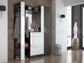 МАРТИНА Прихожая (модульная) белый/венге в Тарко-Сале - tarko-sale.mebel24.online | фото