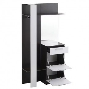 МАРТИНА Прихожая (модульная) белый/венге в Тарко-Сале - tarko-sale.mebel24.online | фото 3