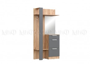 МАРТИНА Прихожая (модульная) дуб крафт/графит в Тарко-Сале - tarko-sale.mebel24.online | фото 2
