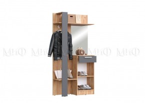 МАРТИНА Прихожая (модульная) дуб крафт/графит в Тарко-Сале - tarko-sale.mebel24.online | фото 3