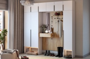 МЕБЕЛЬСОН К11 Прихожая (белое дерево) в Тарко-Сале - tarko-sale.mebel24.online | фото