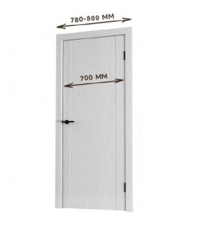 Межкомнатная дверь Bolivar Роялвуд белый (комплект) 700 в Тарко-Сале - tarko-sale.mebel24.online | фото