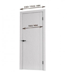 Межкомнатная дверь Bolivar Роялвуд белый (комплект) 900 в Тарко-Сале - tarko-sale.mebel24.online | фото