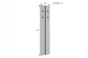МЕРСИ Прихожая (модульная) белое дерево в Тарко-Сале - tarko-sale.mebel24.online | фото 2