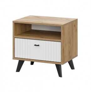 МИЛАН Детская (Дуб Золотой/Белый матовый) в Тарко-Сале - tarko-sale.mebel24.online | фото 12