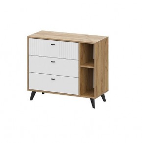 МИЛАН Детская (Дуб Золотой/Белый матовый) в Тарко-Сале - tarko-sale.mebel24.online | фото 14