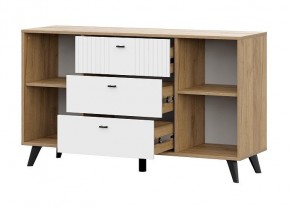 МИЛАН Детская (Дуб Золотой/Белый матовый) в Тарко-Сале - tarko-sale.mebel24.online | фото 17