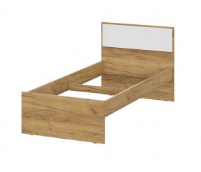 МИЛАН Детская (Дуб Золотой/Белый матовый) в Тарко-Сале - tarko-sale.mebel24.online | фото 3