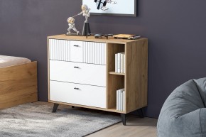 МИЛАН Детская (Дуб Золотой/Белый матовый) в Тарко-Сале - tarko-sale.mebel24.online | фото 51