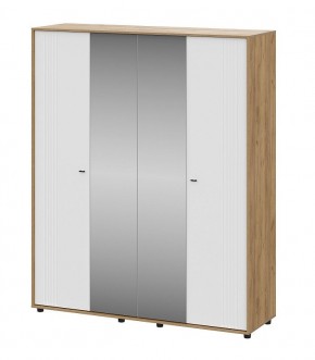 МИЛАН Шкаф четырехстворчатый (Белый Матовый) в Тарко-Сале - tarko-sale.mebel24.online | фото