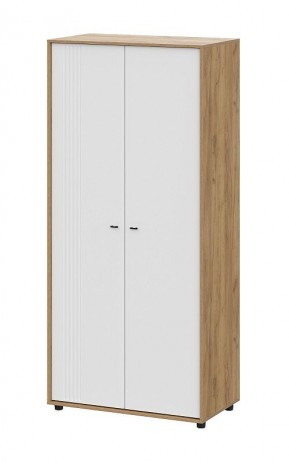 МИЛАН Шкаф двухстворчатый (Белый матовый) в Тарко-Сале - tarko-sale.mebel24.online | фото