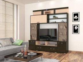 Мини-стенка ОГЦС-2 Оскар-18 венге-дуб в Тарко-Сале - tarko-sale.mebel24.online | фото