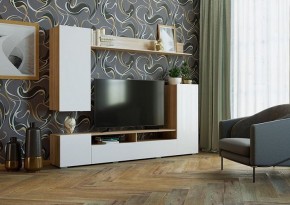 МИЯ Гостиная (дуб сонома/белый глянец) в Тарко-Сале - tarko-sale.mebel24.online | фото
