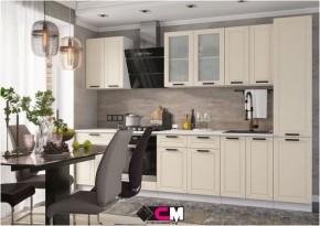 Модульная кухня Альфа холст брюле в Тарко-Сале - tarko-sale.mebel24.online | фото 1