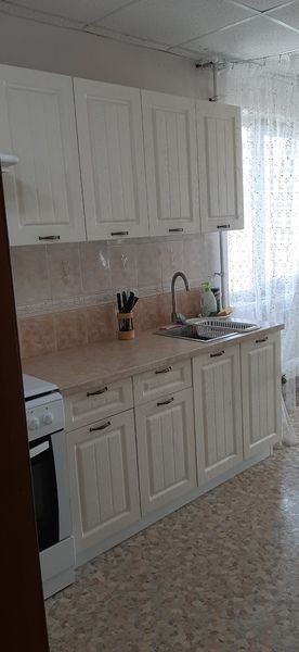 Модульная кухня Луксор клен бирюза в Тарко-Сале - tarko-sale.mebel24.online | фото 3